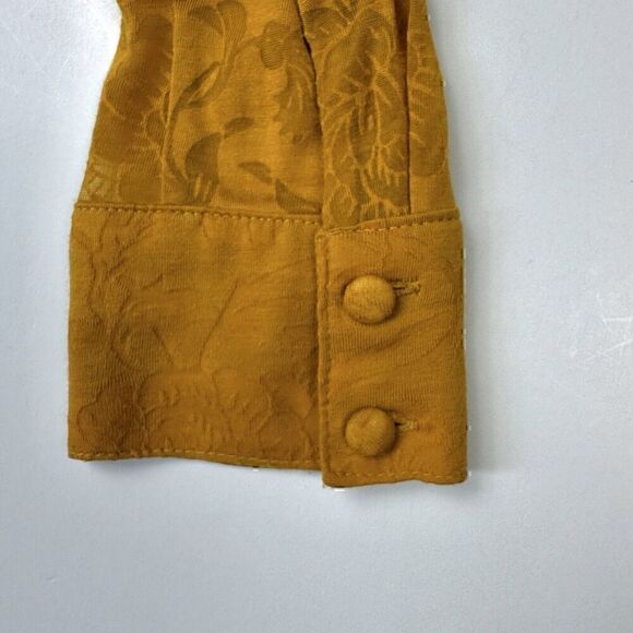 NWOT Anthropologie Maeve Fall Feminine Cottagecore Floral Burnout Wrap Top Sz. S - Picture 8 of 15